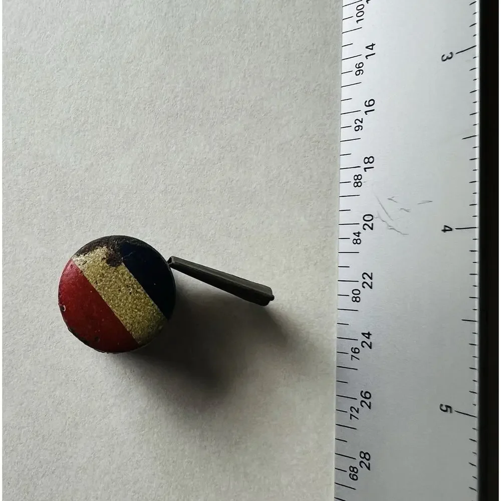 VTG Tin Toys Red/White/Blue Escargot Collectible Water‎ Whistle 1960’s